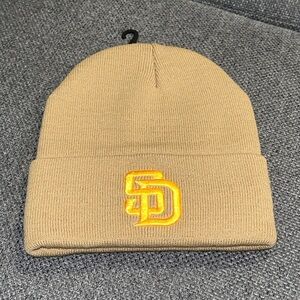 SD Logo Tan Beanie